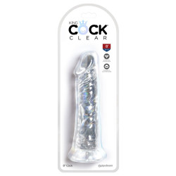King Cock Gode transparent King Cock 20 x 4.5cm